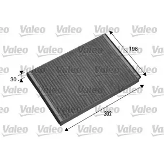 Filtre, air de l'habitacle VALEO 698875