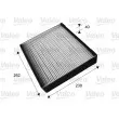 Filtre, air de l'habitacle VALEO 698889 - Visuel 1