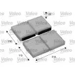 Filtre, air de l'habitacle VALEO 698891 - Visuel 1
