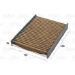 Filtre, air de l'habitacle VALEO 701004 - Visuel 1
