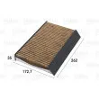 Filtre, air de l'habitacle VALEO 701006 - Visuel 1