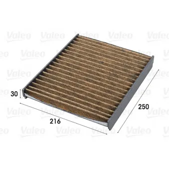 Filtre, air de l'habitacle VALEO 701009