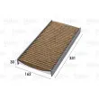 Filtre, air de l'habitacle VALEO 701010 - Visuel 1