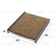Filtre, air de l'habitacle VALEO 701011 - Visuel 1
