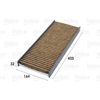 Filtre, air de l'habitacle VALEO 701013