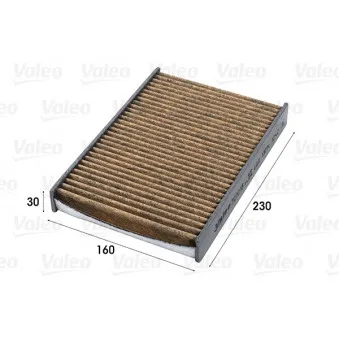 Filtre, air de l'habitacle VALEO 701018