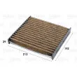 Filtre, air de l'habitacle VALEO 701021 - Visuel 1