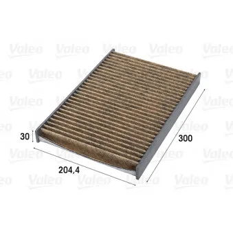 Filtre, air de l'habitacle VALEO 701023