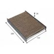 Filtre, air de l'habitacle VALEO 701034 - Visuel 1