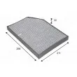Filtre, air de l'habitacle VALEO 701045 - Visuel 1