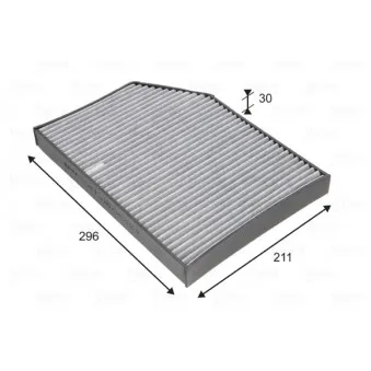 Filtre, air de l'habitacle VALEO 701045