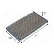 Filtre, air de l'habitacle VALEO 701049 - Visuel 1