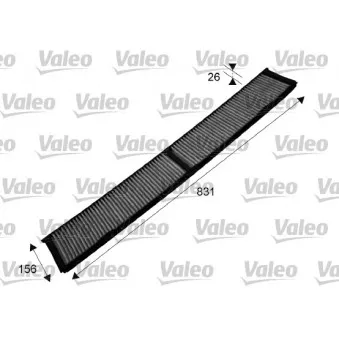 Filtre, air de l'habitacle VALEO 715503