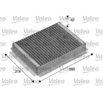 Filtre, air de l'habitacle VALEO 715504