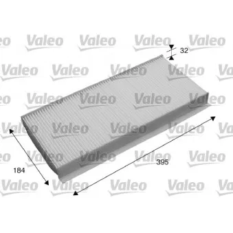 Filtre, air de l'habitacle VALEO 715506