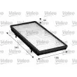 Filtre, air de l'habitacle VALEO 715513 - Visuel 1