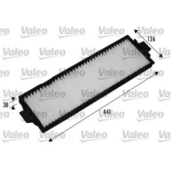 Filtre, air de l'habitacle VALEO 715514
