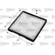 Filtre, air de l'habitacle VALEO 715524 - Visuel 1