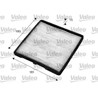 Filtre, air de l'habitacle VALEO 715524