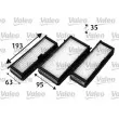 Filtre, air de l'habitacle VALEO 715530 - Visuel 1