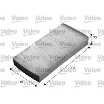 Filtre, air de l'habitacle VALEO 715534
