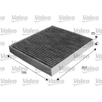 Filtre, air de l'habitacle VALEO 715537