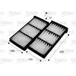 Filtre, air de l'habitacle VALEO 715545 - Visuel 1