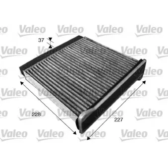 Filtre, air de l'habitacle VALEO 715546