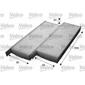 Filtre, air de l'habitacle VALEO 715554