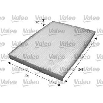 Filtre, air de l'habitacle VALEO 715559