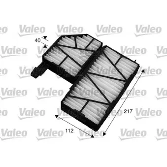 Filtre, air de l'habitacle VALEO 715563