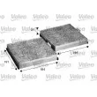 Filtre, air de l'habitacle VALEO 715568 - Visuel 1