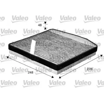 Filtre, air de l'habitacle VALEO 715571