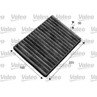 Filtre, air de l'habitacle VALEO 715582