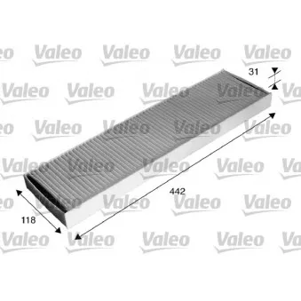 Filtre, air de l'habitacle VALEO 715585