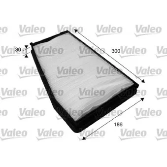 Filtre, air de l'habitacle VALEO 715587