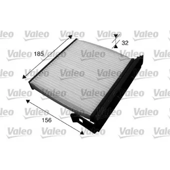 Filtre, air de l'habitacle VALEO 715590