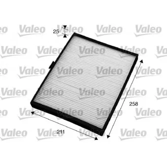 Filtre, air de l'habitacle VALEO 715591