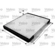 Filtre, air de l'habitacle VALEO 715592 - Visuel 1