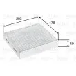Filtre, air de l'habitacle VALEO 715603 - Visuel 1