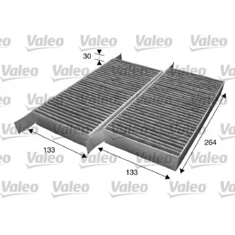 Filtre, air de l'habitacle VALEO 715607