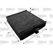 Filtre, air de l'habitacle VALEO 715610 - Visuel 1