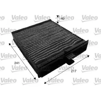 Filtre, air de l'habitacle VALEO 715610