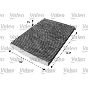 Filtre, air de l'habitacle VALEO 715611