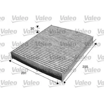 Filtre, air de l'habitacle VALEO 715612
