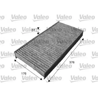 Filtre, air de l'habitacle VALEO 715613