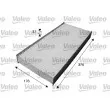 Filtre, air de l'habitacle VALEO 715614 - Visuel 1