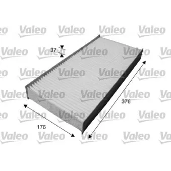 Filtre, air de l'habitacle VALEO 715614