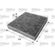 Filtre, air de l'habitacle VALEO 715623 - Visuel 1