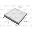 Filtre, air de l'habitacle VALEO 715631 - Visuel 1